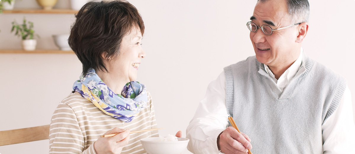 よく噛み、楽しく食事ができる生活
