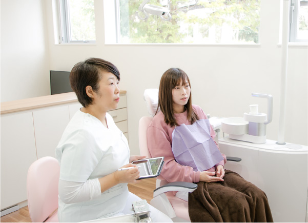 咬み合わせを診て、トータルで口腔内を治療する