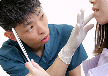 「口腔内チェック」